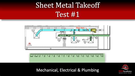 sheet metal take off instructions